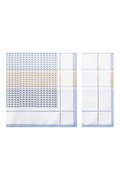 Chusteczki higieniczne - Chusteczki męskie bawełniane PONTOS, 6 szt Mix W ozdobnym pudełku 6 szt 43 x 43 cm - miniaturka - grafika 1
