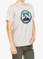 Koszulki i topy damskie - Koszulka szybkoschnąca Columbia Ice Lake II SS Tee - flint grey/boundless borders - miniaturka - grafika 1