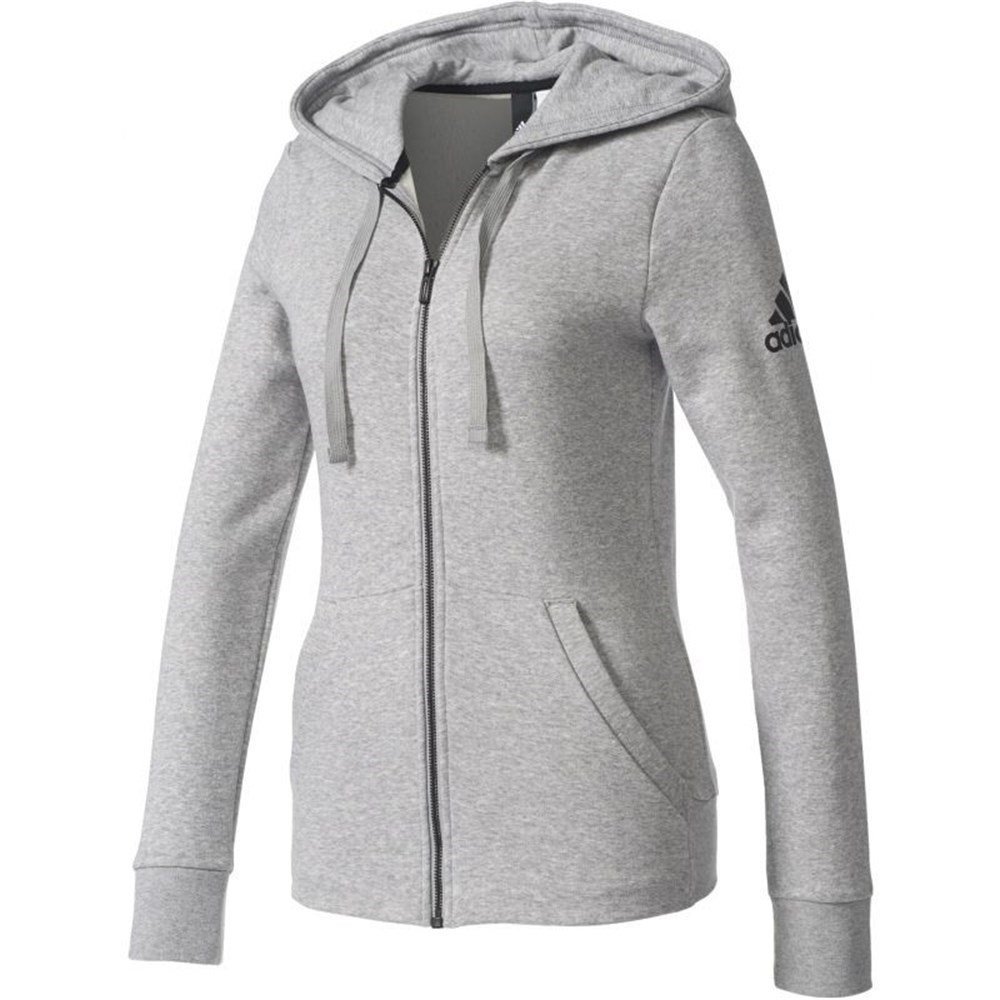 Essentials Solid Full Zip Hoodie W