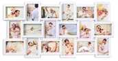 Ramki na zdjęcia - Ramka na zdjęcia MORKA 18 zdjęć biała 45 x 87 cm - miniaturka - grafika 1