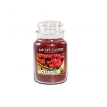 Świece - Yankee Candle Large Jar duża świeczka zapachowa Black Cherry 623 g - grafika 1