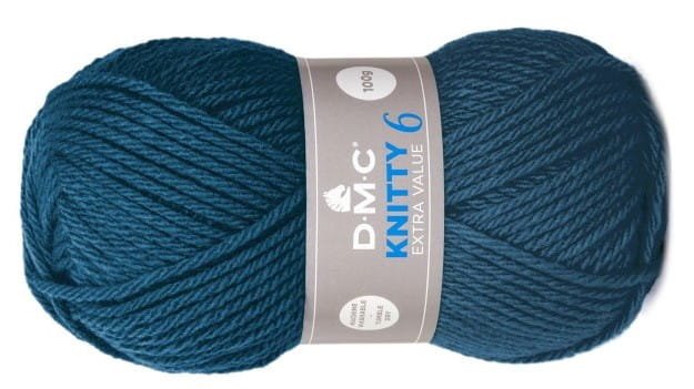 włóczka DMC KNITTY 6 kol. 994 / ciemny jeans