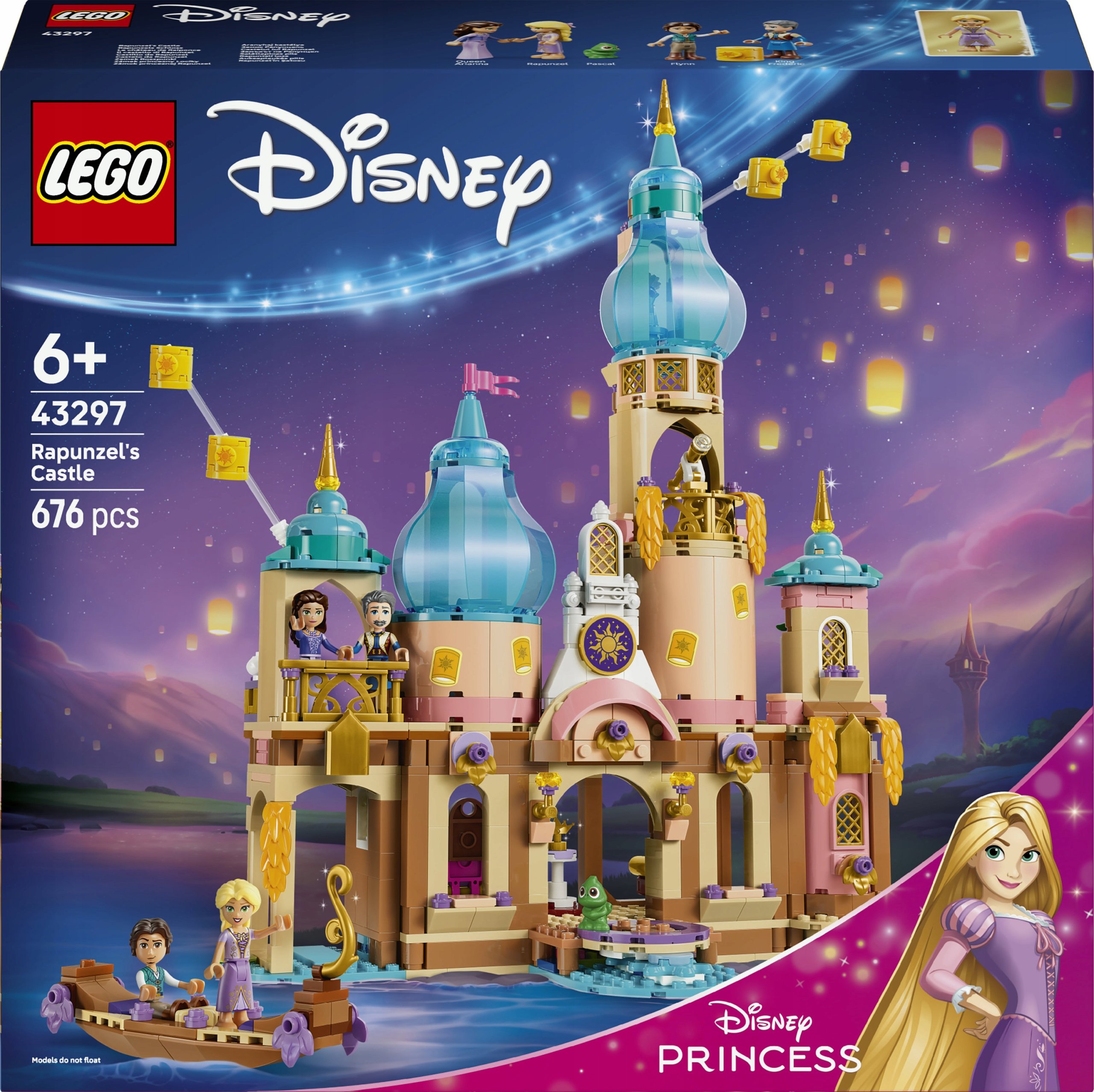 LEGO 43297 Disney Animation Zamek Roszpunki