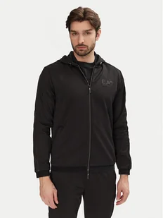 EA7 Emporio Armani Bluza 7M000308 AF13526 UC001 Czarny Regular Fit - Bluzy męskie - miniaturka - grafika 1