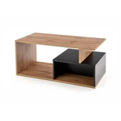 Ławy i stoliki kawowe - Ława Stolik Kawowy Dąb Wotan Czarny Halmar Combo - miniaturka - grafika 1