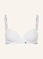 Biustonosze - Calvin Klein Biustonosz Z Fiszbinami Icon Cotton Modal weiss - miniaturka - grafika 1