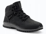 Buty zimowe męskie - BUTY zimowe męskie BIG STAR MM174019 czarne wysokie na jesień zimę 43 - miniaturka - grafika 1