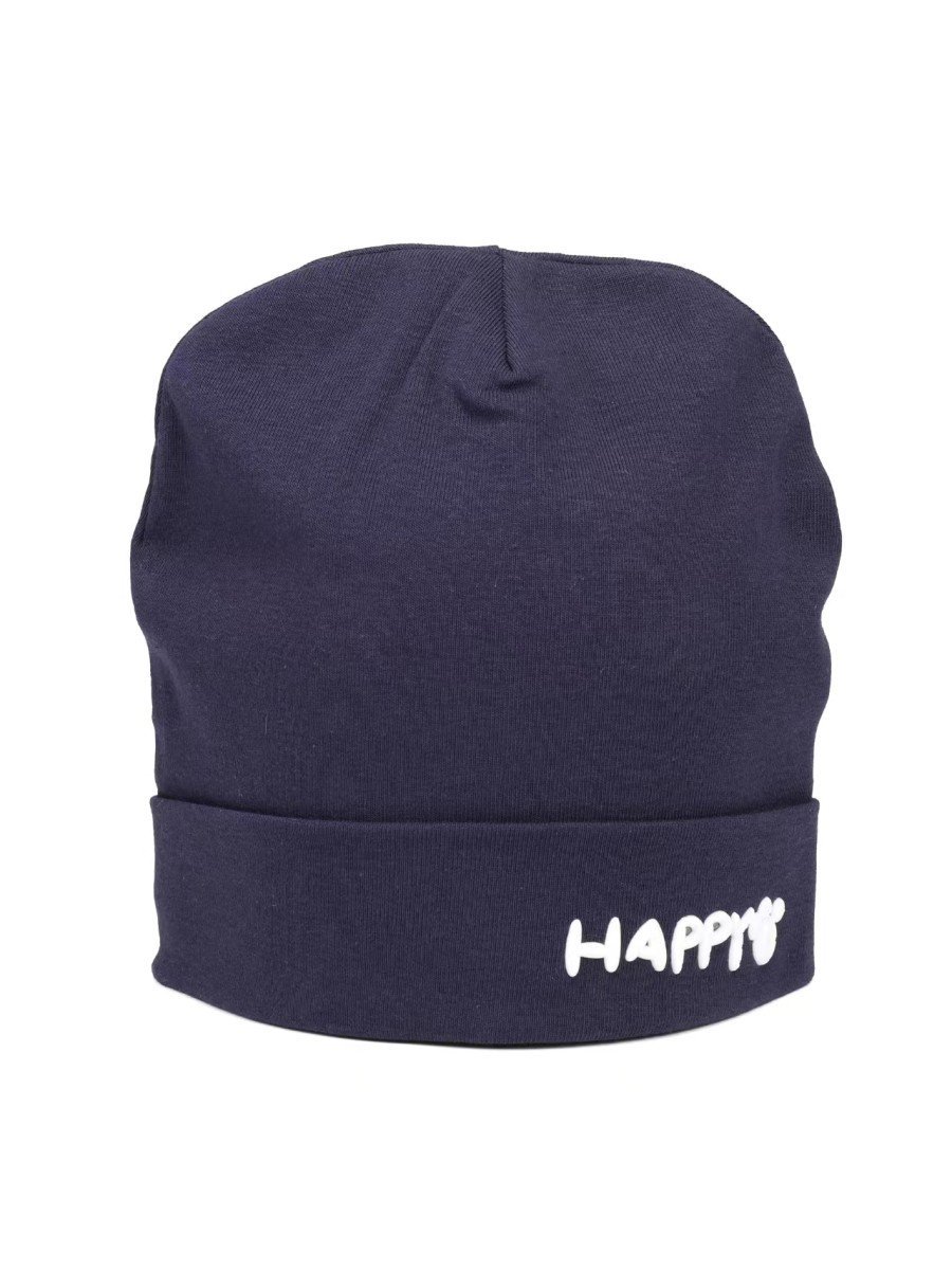 Chłopięca czapka bawełniana Happy granatowa Be Snazzy r.48/50