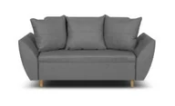 Sofy i kanapy - Sofa kanapa 2 os z funkcją spania ALI jasno szara - miniaturka - grafika 1