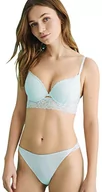 Biustonosze - Women'secret Biustonosz Push Up, Zielony Nadruk, 80B - miniaturka - grafika 1