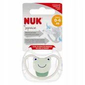 Smoczki uspokajające - ND39_563067 NUK SMOCZEK USP 0-6M SIL SPACE FROG 1 - miniaturka - grafika 1