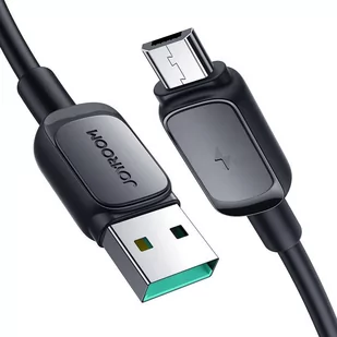 Kabel micro USB - USB 2.4A 2m Joyroom S-AM018A14 - czarny - Akcesoria do słuchawek - miniaturka - grafika 1