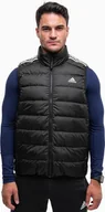 Kamizelki męskie - Kamizelka męska adidas Essentials 3-Stripes Light Down czarna HZ5728 S - miniaturka - grafika 1