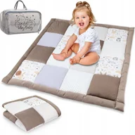 Maty edukacyjne - Mata Leżak Kocyk Dziecko Niemowlak Do Zabawy 100X100Cm Bawełna Aksamitna - miniaturka - grafika 1