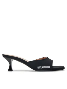 LOVE MOSCHINO Klapki JA28045G0MIM0000 Czarny - Klapki i japonki damskie - miniaturka - grafika 1