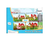 Puzzle - Puzzle dla dzieci Zwierzątka Farma 01 Progresywne - miniaturka - grafika 1
