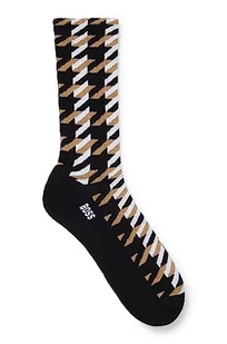 BOSS Męskie skarpety RS Rib PiedP CC Regular Socks, czarne, 39-42, czarny, 42 EU - Skarpetki męskie - miniaturka - grafika 1