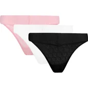Majtki damskie - Calvin Klein Underwear Koronkowe stringi 3-pack - miniaturka - grafika 1