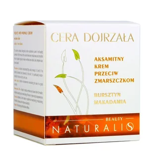 NATURALIS CERA DOJRZAŁA Krem przeciw zmarszczkom bursztyn, makadamia 50ml NATURALIS 71ADACEDKP - Kremy do twarzy - miniaturka - grafika 3