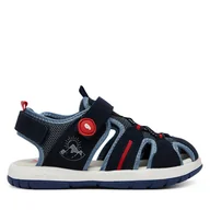 Buty dla chłopców - Sandały Garvalin 252821 Granatowy - miniaturka - grafika 1