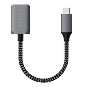 Adaptery i przejściówki - Męski adapter USB-C do żeńskiego szybkiego transferu USB 3.0 Satechi Silver - miniaturka - grafika 1