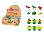 Klocki - Klocki w jajku dinozaury 6806 jajko niespodzianka - miniaturka - grafika 1