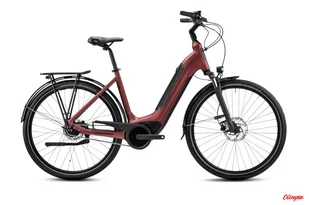Winora Tria N8f eco Low Czerwony mat 2023 - Rowery elektryczne - miniaturka - grafika 1