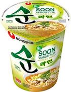 Kuchnie świata - Nongshim Zupa Soon Veggie Ramyun w kubku, lekko pikantna 67g - miniaturka - grafika 1