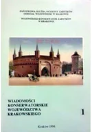 Książki o kulturze i sztuce - Wiadomości konserwatorskie województwa Krakowskiego Tom 1 - miniaturka - grafika 1