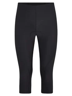 Ziener NUCIA X-Function damskie spodnie rowerowe/rower górski/rower wyścigowy - oddychające, szybkoschnące, wyściełane, 3/4, czarne, 40 - Spodnie damskie - miniaturka - grafika 1