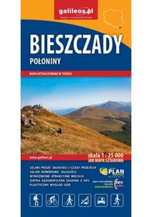 Bieszczady Połoniny Mapa turystyczna - Przewodniki - miniaturka - grafika 2