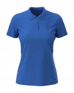 Koszulki i topy damskie - Koszulka damska polo T-shirt Polówka Stedman ST9160 Bright Royal L - miniaturka - grafika 1