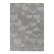 Dywany - Szary wełniany dywan Flair Rugs Gigi, 160x230 cm - miniaturka - grafika 1