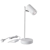 Lampy stojące - Lampa stołowa biała regulowana EVALO TL 1xGU10 10W Kanlux - miniaturka - grafika 1