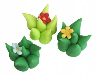 Figurka cukrowa na tort trawa mix ozdoby na tort dekoracje urodzinowe kwiat - Dodatki do ciast w proszku - miniaturka - grafika 1