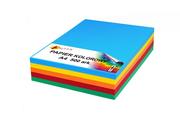 Podobrazia, bloki, papiery - Papier kolorowy A4 500 arkuszy 5 kolorów mix intensywny - miniaturka - grafika 1
