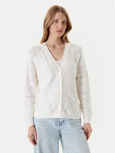 Guess Kardigan W5YR55 Z2ZK2 Biały Regular Fit - Swetry damskie - miniaturka - grafika 1