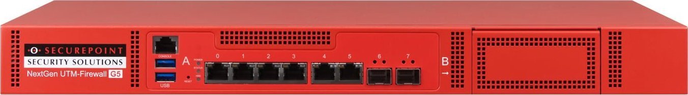 Zapora sieciowa Securepoint Securepoint RC300S G5 Security UTM Appliance SP-UTM-11612 - 40-50-3825 SP-UTM-11612