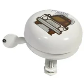 Dzwonki do roweru - DUNLOP Dzwonek rowerowy DUNLOP 2072289 Biały - miniaturka - grafika 1