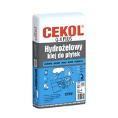 Kleje i inne preparaty budowlane - Cekol Hydrożelowy klej do płytek Q-4 PLUS 20 kg - miniaturka - grafika 1