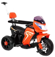 Pojazdy elektryczne dla dzieci - Motor na akumulator Rowerek Pchaczyk Pomarańczowy - miniaturka - grafika 1