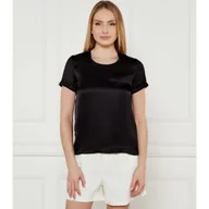 Bluzki damskie - Liu Jo Satynowa bluzka Regular Fit - miniaturka - grafika 1
