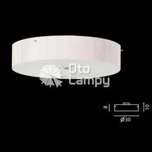 Plafon LIMA E14 MAŁY opal błysk - Lampy sufitowe - miniaturka - grafika 1