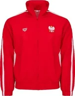 Bluzy męskie - Arena Bluza rozpinana sportowa kadrowa Arena Unisex Prival Full Zip Red R.XS - miniaturka - grafika 1