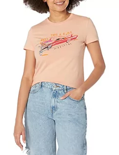 Koszulki i topy damskie - Desigual T-shirt damski, czerwony, XL - grafika 1