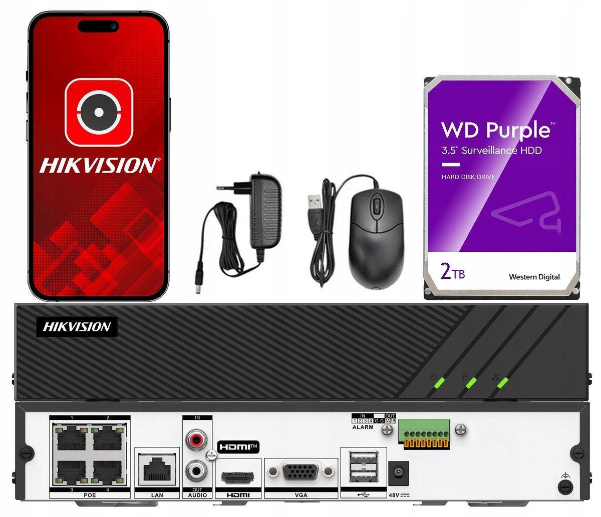 DS-7604NI-Q1/4P(E) Rejestrator HIKVISION