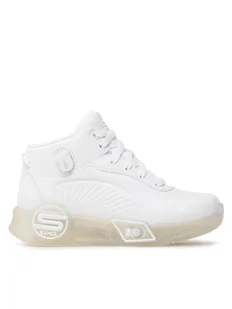 Skechers Sneakersy S-Lights Remix 310100L/WHT Biały - Buty dla dziewczynek - miniaturka - grafika 1
