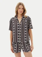 Koszule damskie - Volcom Koszula Sun Stunner B0412500 Czarny Boxy Fit - miniaturka - grafika 1