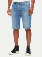 Spodenki męskie - Pepe Jeans Szorty jeansowe PM801079 Niebieski Loose Fit - miniaturka - grafika 1