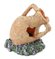 Dekoracje do akwarium - Ozdoba akwariowa Happet R024 dzban 9,5 cm - miniaturka - grafika 1